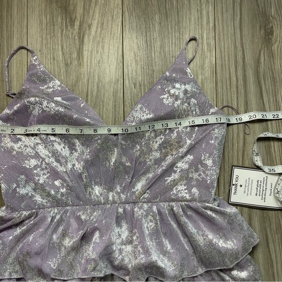 Aidan by Aidan Mattox Halter Tiered Maxi Dress - Picture 12 of 13